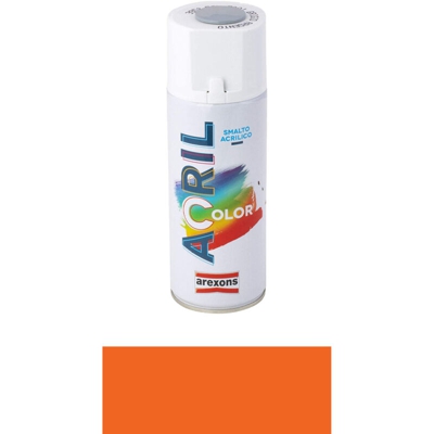 Smalto spray Acrilcolor – 400 ml - tonalità giallo e arancio - Colore: Arancio Puro