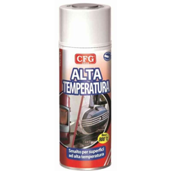 Smalto acrilico alte temperature bianco spray vernice multiuso 400ml - CFG precio