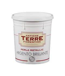 Perle Metallic Argento Brillante Gr.250 - Antiche Terre Fiorentine precio
