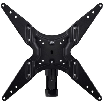 Supporto rotante per TV, schermo o monitor colore nero MC-784 molla a gas 32'-55' 22kg, due bracci, compatibile con TV LED, LCD, PLAZMA