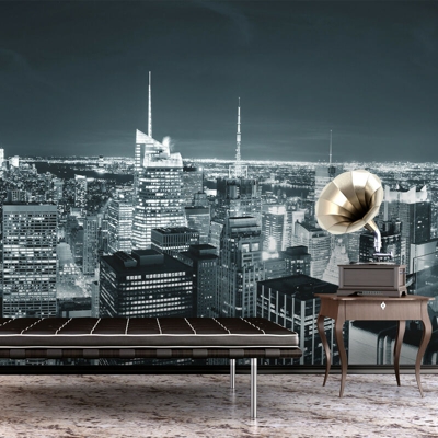 Artgeist - Fotomurale - Vita notturna a New York - 350x270