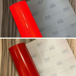 Pellicola adesiva riflettente scotchlite ? serie 580 colore rosso Larghezza - 100mm (10cm), Lunghezza - 1 metro - 3M en oferta
