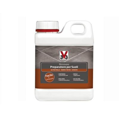 V33 Rinnovatore Preparatore Per Suoli Trasparente 1 Lt