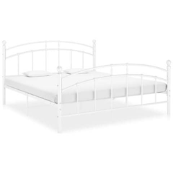 Giroletto Bianco In Metallo 160x200 Cm en oferta