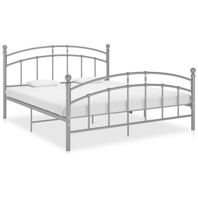 Giroletto Grigio In Metallo 160x200 Cm