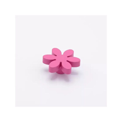 Pomolo a forma di fiore di colore fuxia in goffrato fine 56x24mm - 415 Flower en oferta