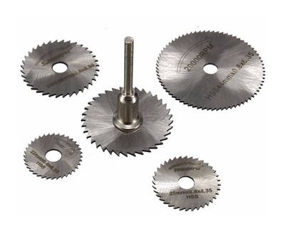 Set Dischi Hss Dentati Per Dremel 6Pz - Vari Diametri