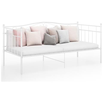 Telaio Divano Letto Bianco In Metallo 90x200 Cm