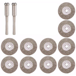 Set Dischi Diamantati Per Dremel 8Pz + 2 Gambi Diametro 50Mm en oferta