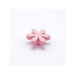 Pomolo a forma di fiore di colore rosa in goffrato fine 56x24mm - 415 Flower características