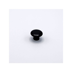 Pomolo tondo laccato nero 32x22mm - 006 Little en oferta