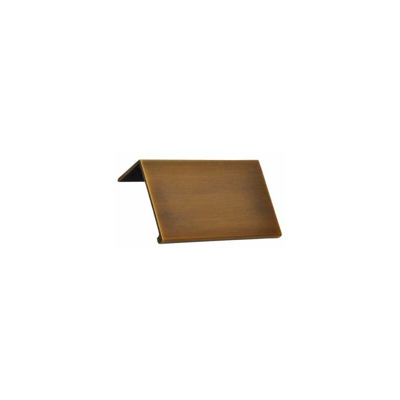 Maniglia per mobili SIRO Alluminio - 140 x 86 mm - Ottone antico spazzolato