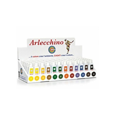 COLORANTE ARLECCHINO 50 ML PER PITTURA SMALTO VERNICI- VARI COLORI Verde Base TB6