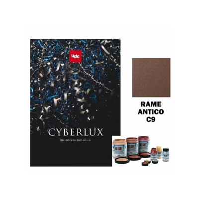 CYBERLUX C9 RAME ANTICO 500 ML. PITTURA DECORATIVA METALLESCENTE - Ucic