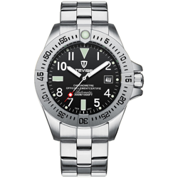 TEVISE T839A uomini d'affari orologio automatico meccanico del calendario Time Display moda casual mani luminose 3ATM impermeabile orologio da polso precio