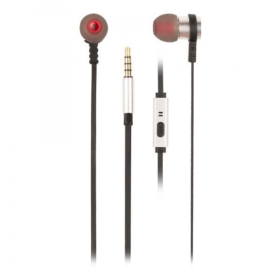 NGS Cross Rally Silver METALLIC INTEGRAL HEADPHONE. Microfono, PULSANTE MULTIFUNZIONE, controllo del volume, assistente vocale. Cavo piatto. Jack 3.3