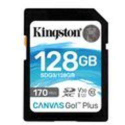 Kingston SDG3/128GB Scheda di memoria SD (128GB SDXC Canvas Go Plus 170R C10 UHS-I U3 V30) precio