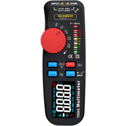 MAXRIENY ADM92CL PRO Mini TRMS Multimetro a doppia modalita Tensione CA / CC Resistenza corrente Capacita diodo Misuratore di frequenza 6000 conteggi en oferta