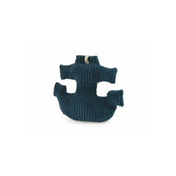 Fermaporta Ancora Costine Blu 33X10X28 Cm - Galileo en oferta