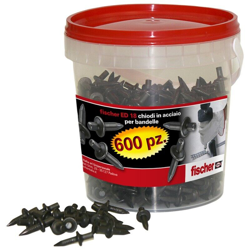Chiodi a percussione ED18 barattolo da 600 pezzi 00513848 - Fischer en oferta