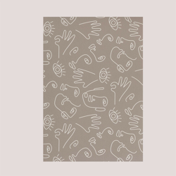 SKLUM Tovaglietta in vinile Ezio Marrone Moka Vinile precio