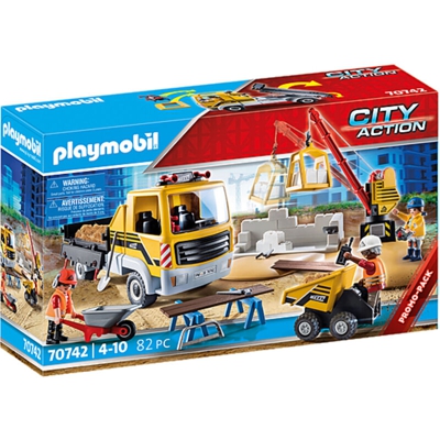 Playmobil® City Action Cantiere con camioncino 70742