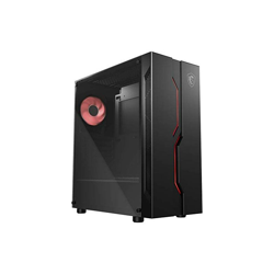 MSI MAG VAMPIRIC 010M Mid Tower Gaming PC Case, nero, 1 ventola RGB da 120 mm inclusa, pannello in vetro temperato, ATX, mATX, Mini-ITX en oferta