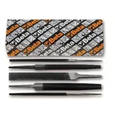 Beta - Serie di 5 lime a taglio mezzodolce, senza impugnatura art 1718A6/S5