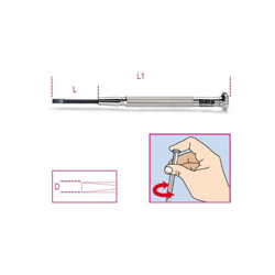 Microgiravite Per Viti Senza Testa Con Intaglio D Mm 3,0 Art. 1229Lp en oferta