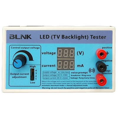 Lampada LED Tester retroilluminazione TV Strisce LED multiuso Strumento per test di perline Strumenti di misurazione per luce LED, spina europea,