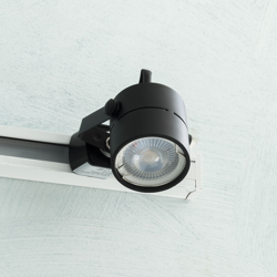 Faretto track orientabile monofase binario LED lampada spot 5W GU10 luce vetrina Luce RGBW Colore Bianco características