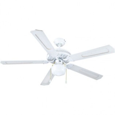 Ventilatore da Soffitto con Luce VTCLASSIC130B 60W Bianco (ø 132 cm) - Grupo Fm