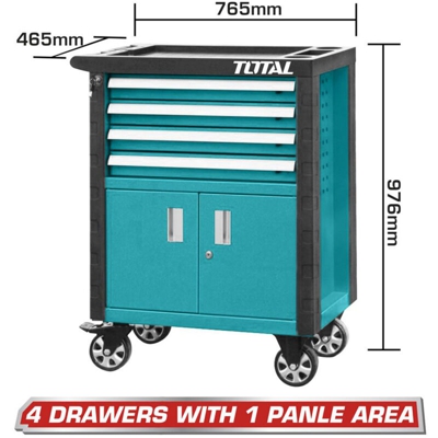 Carrello Porta Attrezzi - 4 Cassetti