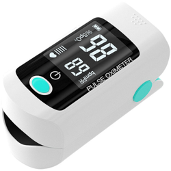 Ossimetro da dito che misura la frequenza cardiaca dell'ossigeno nel sangue misuratore di frequenza cardiaca da dito blu precio