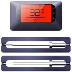 Termometro per barbecue BT 5.0 Termometro wireless intelligente per barbecue Termometro da forno Termometro digitale LCD, multicolore precio