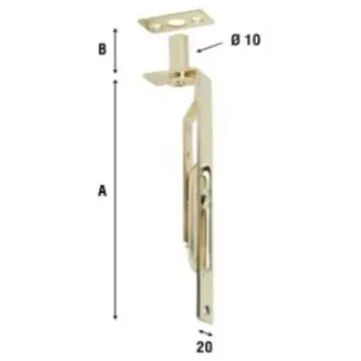 Aldeghi - CATENACCIO A LEVA FRONTALE ART.211 cm 40