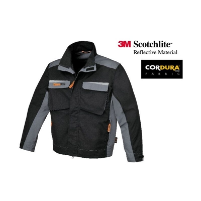 Giacca da lavoro multitasche colore nero/grigio 7829 TG. XXXXL - Beta