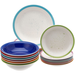 Servizio piatti 18 pezzi Linea Louise Holi Tognana en oferta