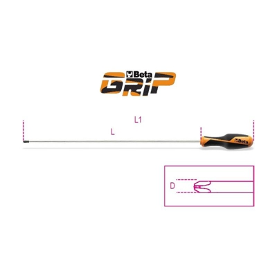 Beta - GIRAVITE PER VITI CON IMPRONTA A CROCE PHILLIPS® TIPO LUNGO PHxDxL mm 1x4,5x300 ART.1262L