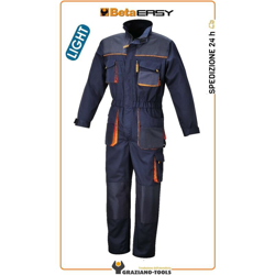 Tuta da lavoro legera ,blue art. 7875E | XXXXL en oferta