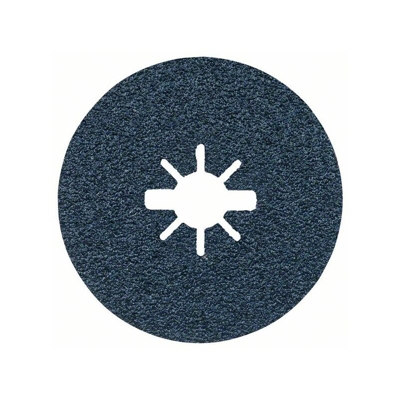 Bosch Dischi fibrati per levigatura X-LOCK Ø115 mm, G 24, R574, Best for Metal, 1 pz. - 2608619153