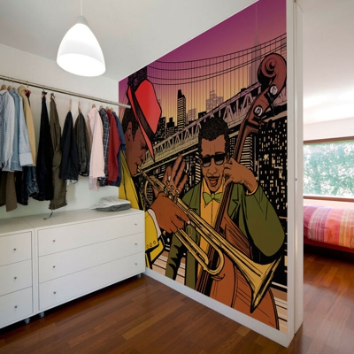 Fotomurale - Jazz di sera - 250x193