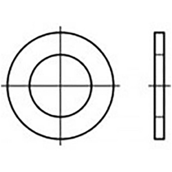 Rondelle 6.4 mm 11 mm Acciaio inox V2A A2 100 pz. TOOLCRAFT TO-6854739 en oferta