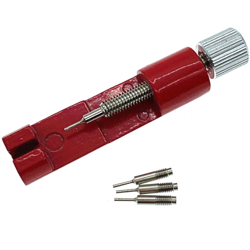 strumento Tabella riparazione, cinghia spaccata, tavolo di trasferimento metallo, uno strumento di rimozione braccialetto, piccolo rosso rotondo en oferta
