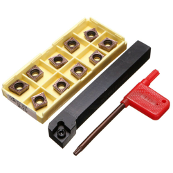 SCLCR1212H09 Portautensili per tornio con 10 pezzi CCMT09T304-PM Lame inserto CNC 100mm precio