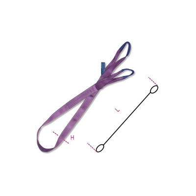 Beta - FASCE DI SOLLEVAMENTO VIOLA 1T MT.2,5 8150/2,5