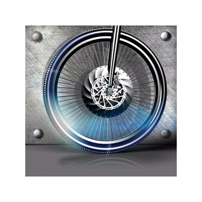 iMortor 26 pollici MT1.9 3 in 1 Ruota per bici intelligente Magnete permanente Motore CC senza spazzole Sistema di controllo e batteria Mountain bike