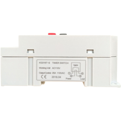 AC 220V 25A Timer digitale programmabile su guida DIN Timer elettronico con orologio con display LCD, bianco en oferta