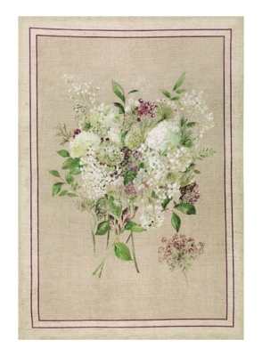 Tessitura Toscana Strofinaccio 50X70 Corda La Vie En Rose Viola