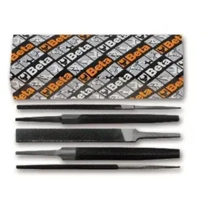 Beta - Serie di 5 lime a taglio grossolano, senza impugnatura art 1718D6/S5